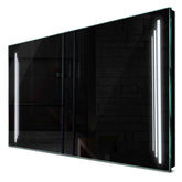 Specchio LED Rettangolare | Controllo tramite interruttore a muro | Luce bianca fredda - Reyze Serie Salono Modello 8